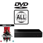 Panasonic Blu-ray Player DP-UB450EB-K MultiRegion for DVD & Inglorious Basterds
