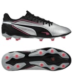 PUMA King Match Fg/ag Audacity - PUMA Silver/PUMA Svart/sun Struck/PUMA White, storlek 44