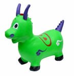 Kids Green Dinosaur Animal Inflatable Space Hopper Ride On Jumping Bouncy Toys