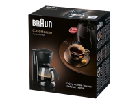 Braun CaféHouse KF 560/1 PurAroma Plus - Kaffemaskin - 10 kopper - svart