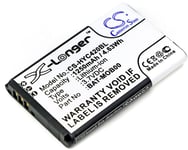 Batteri till 26111710 för Honeywell, 3.7V, 1250 mAh