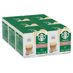 STARBUCKS Caffè Latte by NESCAFÉ Dolce Gusto, 72 Caffè Latte Pods (6 packs), Creamy Milk Coffee, 100% Arabica Beans
