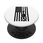 Tow Truck Crane Operator Towing Truck AMERICAN FLAG US FLAG PopSockets Swappable PopGrip