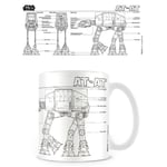 Star Wars: Imperial Walker AT-AT Sketch mug by Pyramid 315mls
