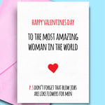 Valentine Greeting Card Boyfriend Girlfriend Wife Husband Fun Adult Funny