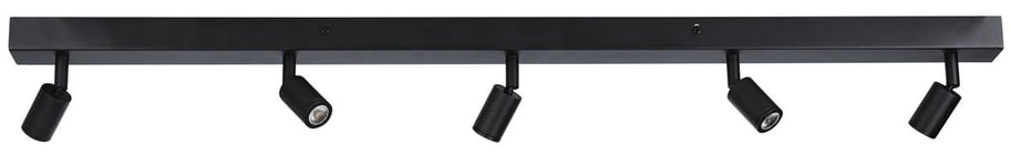 Northlight Leon taklampa med 5 spotlights, 80 cm