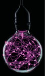 Pro-Lite G95/LED/STAR/MAG/BC 1.7w Decorative Twinkle Star Effect LED Globe, B22