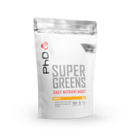 PhD Nutrition Super Greens Powder Blend Daily Nutrient Boost - Mango 300g
