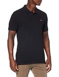 Levi's Men's Housemark Polo T-Shirt, Mineral Black, L
