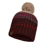 Buff Knitted & Polar Beanie Alina Maroon Women One Size