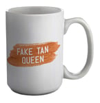 Fake Tan Queen Mug Funny Spray Tanning 15oz Large Cup Gift