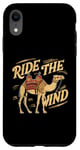 Coque pour iPhone XR Drift the Wind : aventure majestueuse à dos de chameau