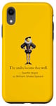iPhone XR Malvolio Twelfth Night Yellow Stockings Smiles Funny Case