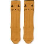 Liewood Sofia knee socks 1pk – cat mustard - 19-21