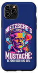 iPhone 11 Pro Nietzsche's Mustache Beyond Good And Evil Quote Philosophy Case