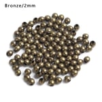 100pcs Sewing Crafts Beads Safety Doll Eyes Handmade Necklace Bronze 2mm