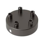 Takkopp 5 hål 100mm (Matt pärlsvart)