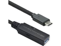 Roline ROLINE Kabel USB 3.2 Gen 1 Active Repeater, typ A - C, czarny, 10 m