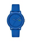 Lacoste Mens 12:12 Blue Silicone Strap Watch