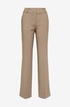 Selected FEMME - Byxor slfRita MW Wide Pant - Brun