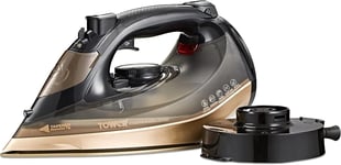 Tower T22022GLD Ceraglide 360 Cord Cordless Steam Iron with Rapid Heat-Up and R