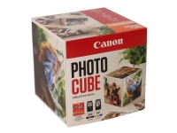 Canon Photo Cube Creative Pack - Blank - 2-pack - svart, färg (cyan, magenta, gul) - original - orange - bläckpatron/papperssats - för PIXMA TS5150, TS5151