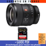 Sony FE 24mm f/1.4 GM + 1 SanDisk 64GB UHS-II 300 MB/s + Guide PDF ""20 TECHNIQUES POUR RÉUSSIR VOS PHOTOS