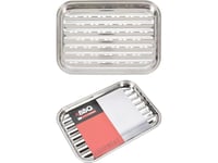 Bbq Grillbricka 34,5X24cm Rustfritt Stål