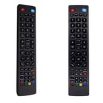 FOXRMT Replacement Technika Universal Remote Control - Perfect Works for All Technika/Alba Bush/Blaupunkt LCD LED 3D HD PVR Smart TVs - No Setup Required