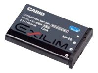 Casio NP-90 - Pile pour appareil photo Li-Ion 1950 mAh - pour EXILIM-EX-H10; EXILIM Hi-Zoom EX-H10, EX-H15, EX-H20G; High Speed EXILIM EX-FH100