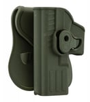Black Ops Manufacture Formgjutet Hölster Glock 17 Vänster (Färg: OD Grön)