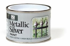 4x Metallic Silver Paint Paint Gloss Car Home Metal Wood Brick Decor 180ml Coat