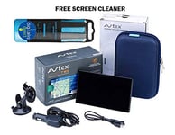 Avtex Tourer Two Caravan and Motorhome Club Sat Nav Satellite Navigation with Case and Free Screen Cleaner (Sat Nav, Cleaner and Case)