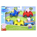 Peppa & Friends Mini Buggies Playset 5 Vehicles Travel Fun Car Helicopter Bus