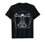 The Vitruvian Man inspired by Leonardo da Vinci T-Shirt
