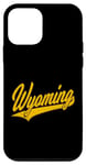 Coque pour iPhone 12 mini State of Wyoming Varsity, style maillot de sport classique