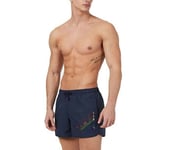 Emporio Armani men's mid boxer Rainbow Eagle Logo swimwear size 56IT/3XL