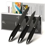 Interbuild Köksknivar Samurai 3-pack Keramiska knivar x 3, svart blad