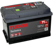 Startbatteri Tudor TB712 Technica 71 Ah
