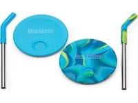 Klean Kanteen Kid Kanteen Kid Cup Straw Lid 2Pack, Bluetiedye