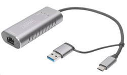 Digitus USB-C / USB-A till 2.5Gbe LAN Ethernet Adapter