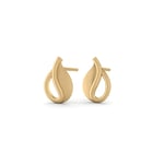 Smykkekæden 8 Karat Guld Stiftörhängen Med Zirconia ORSB036YG8