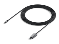 Satechi - Adapterkabel - 24 pin USB-C hann til HDMI hann - 1.96 m - 4K 120 Hz støtte, 8K 60Hz støtte, 4K 60Hz støtte, 2K240Hz (2560 x 1440) support, 1080p support 500Hz