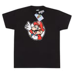 Nintendo Super Mario - Its A Me Mario Unisex Black T-Shirt 7-8 Years - K777z