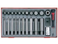 Teng Tools 1/2 socket wrench set 23pcs. (68850106)