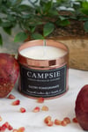 Sultry Pomegranate Noir Rose Gold Candle Tin