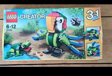 LEGO Creator 3-in-1 Rainforest Animals (31031) Brand New & Sealed