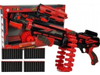 Lean Sport Large Pistolgevär med skumpatroner 40 st Röd/Svart Sikten