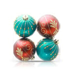 Glittering Hanging Christmas Ball Ornaments Baubles Pendants A