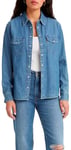 Levi's Women's Iconic Western Shirt, Going Steady 5, L